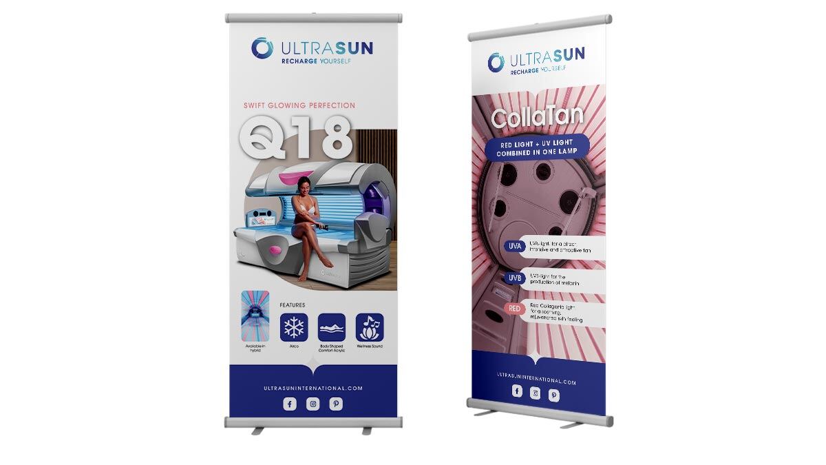 Ultrasun rollup banners