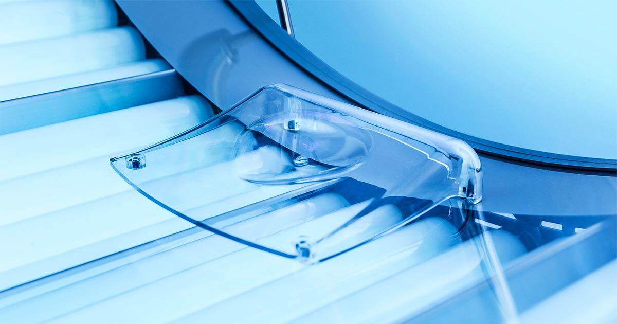 Acrylic pillow for tanning beds