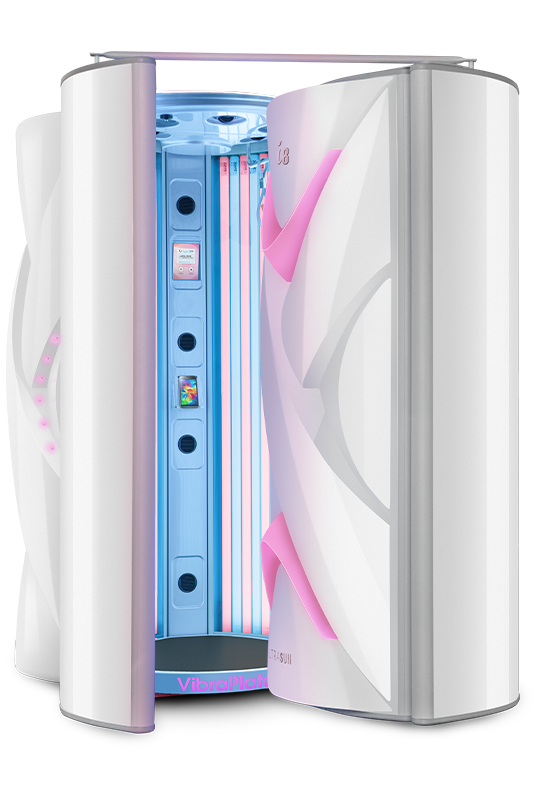 Ultrasun changing cubicle in dream white metallic