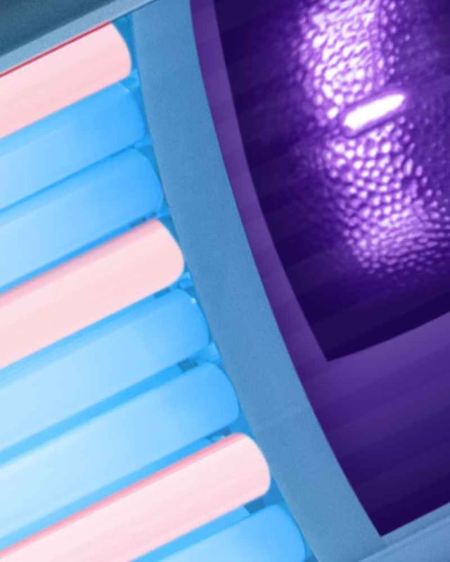 detail shot Ultrasun tanning bed Q10