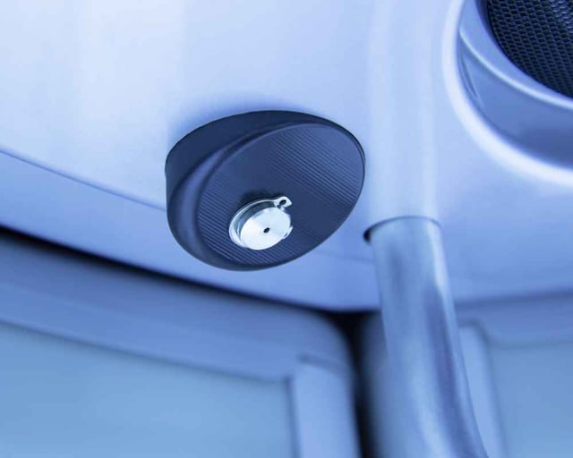 detail shot Ultrasun tanning bed i8