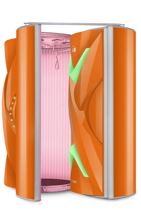 Ultrasun Changing Cubicle i-Series in xtreme orange metallic