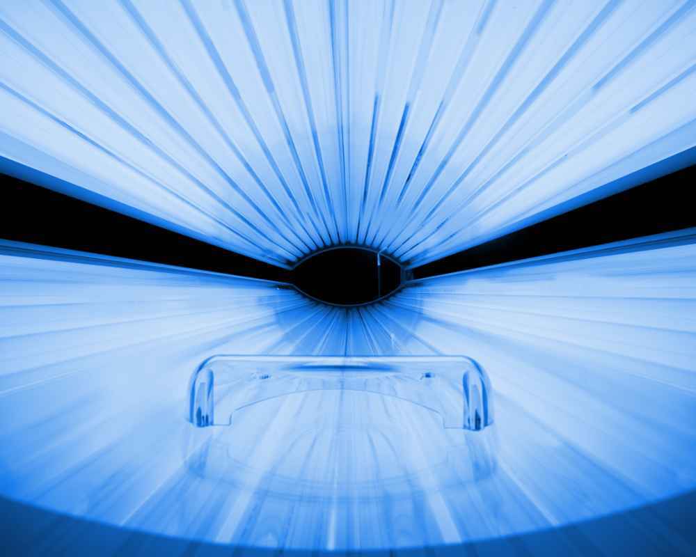 detail shot Ultrasun tanning bed E4