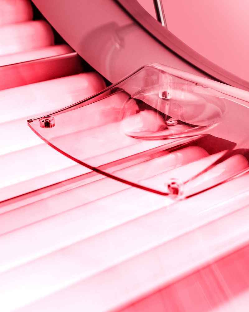 detail shot Ultrasun tanning bed E4