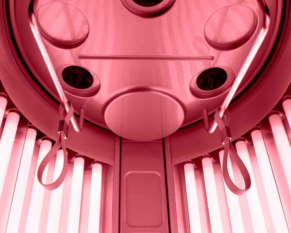 detail shot Ultrasun tanning bed E5