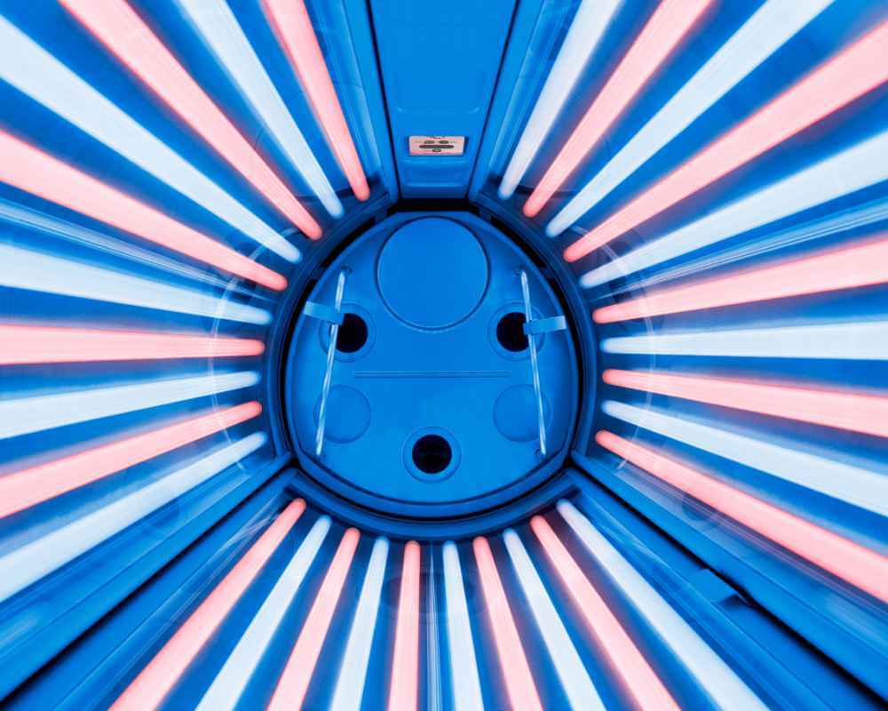 detail shot Ultrasun tanning bed E5