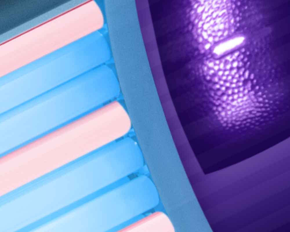 detail shot Ultrasun tanning bed Q10