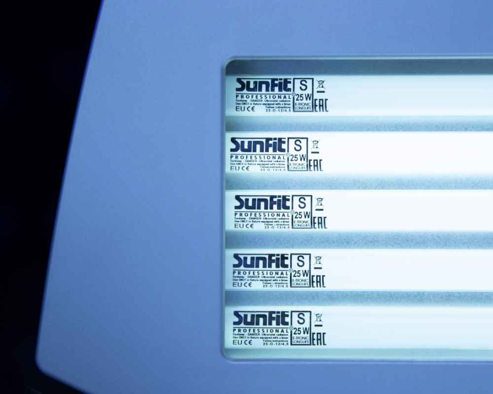 detail shot Ultrasun tanning bed Q14