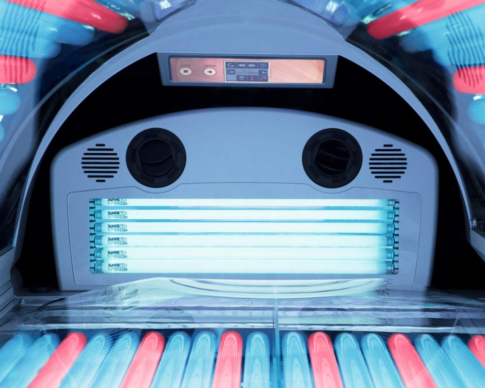 Ultrasun Q18 tanning bed detailshot