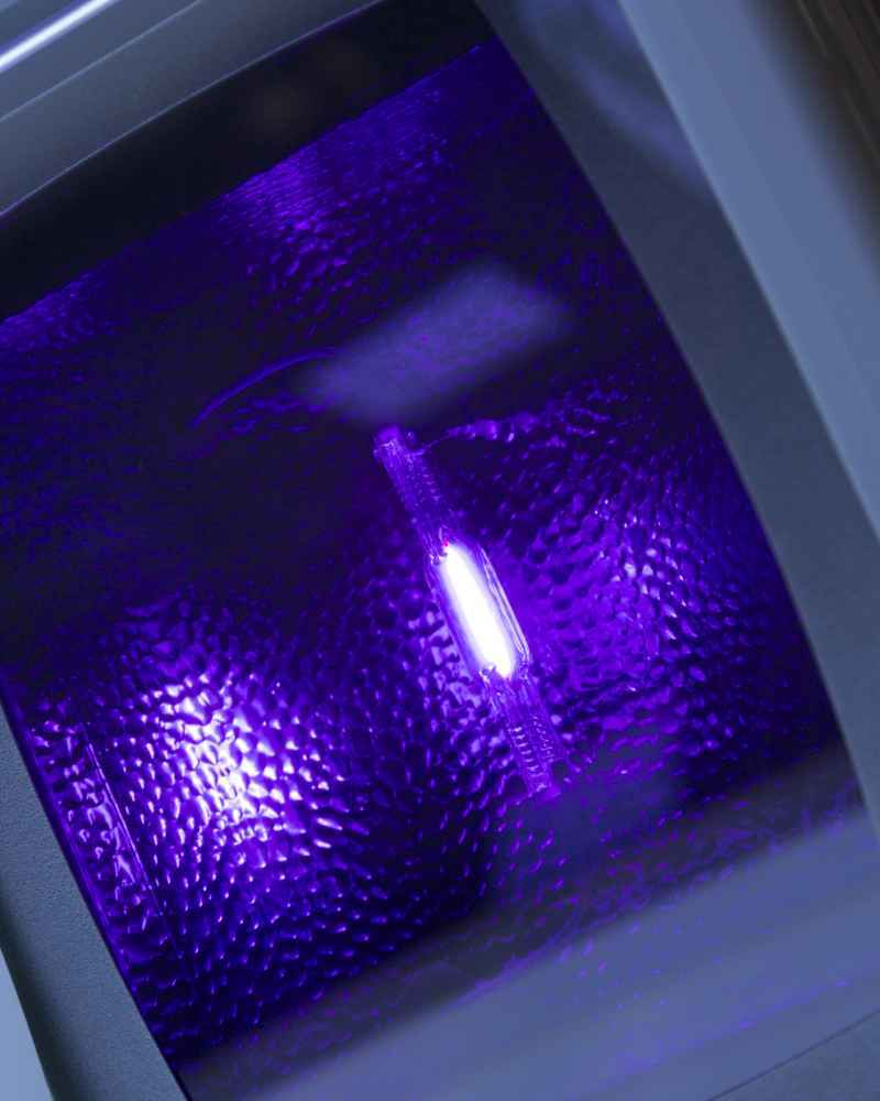 detail shot Ultrasun tanning bed Q6